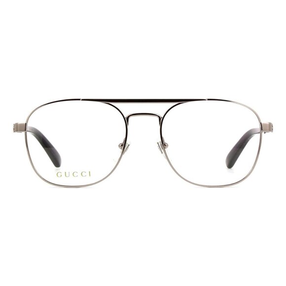 NEW GUCCI AVIATOR EYEGLASSES GUCCI GG1290O 001 GREY CLEAR EYEWEAR - Picture 2 of 3